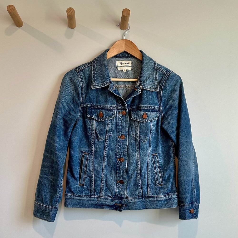 Madewell Women's Classic Fit Denim Jean Jacket, Size M